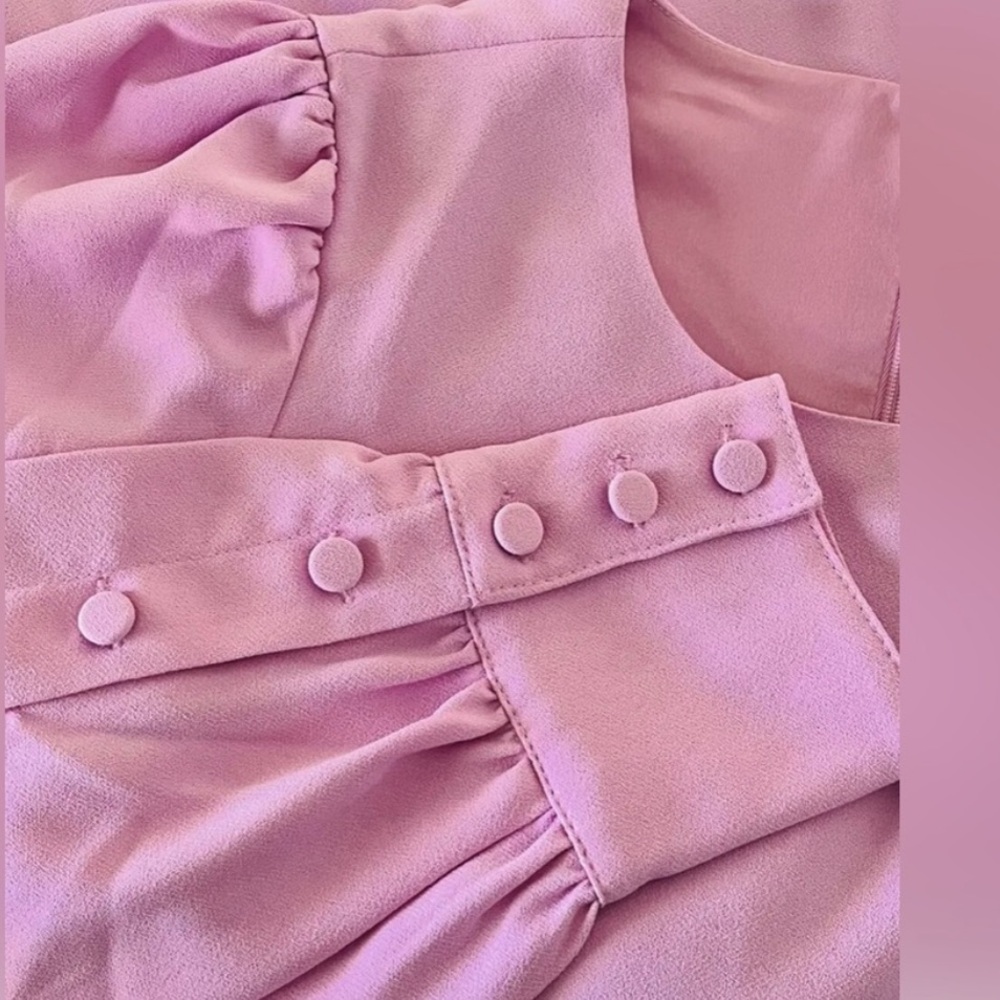 J. Crew long sleeve crepe 365 dress in soft mauve pink size 10. - Picture 6 of 12